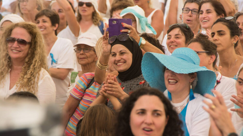 Arabische und jüdische Frauen und auch Männer setzten sich in den vergangenen zwei Wochen mit einem Friedensmarsch für die gute Sache ein