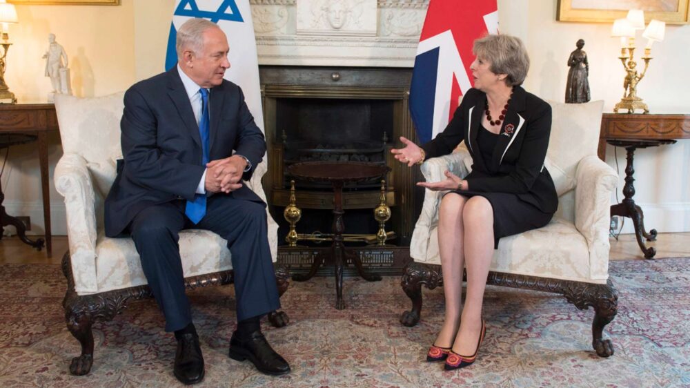 Beim Treffen zwischen Netanjahu (l.) und May (r.) war auch das Atomabkommen mit dem Iran ein Thema