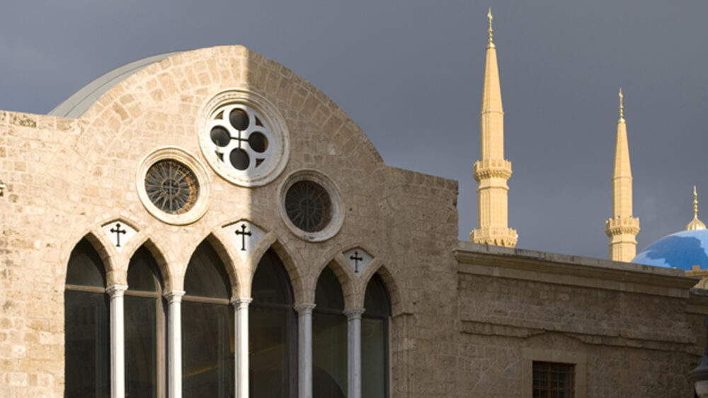 Die griechisch-orthodoxe Kathedrale St. Georg in Beirut. Um nach Beirut zu kommen, nehmen israelische Christen einige Umstände in Kauf.