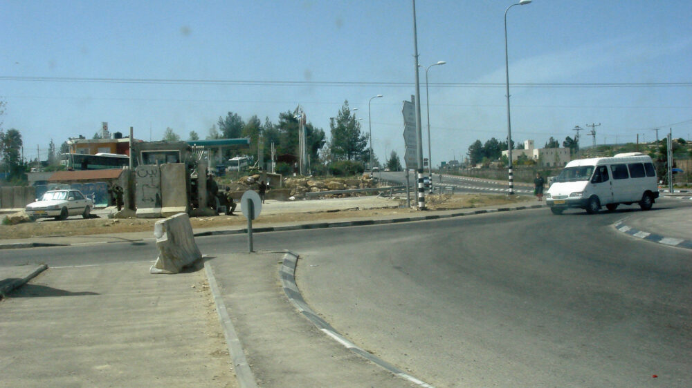 Die Gusch Etzion-Kreuzung im Süden des Westjordanlandes ist immer wieder Ziel von Terroristen