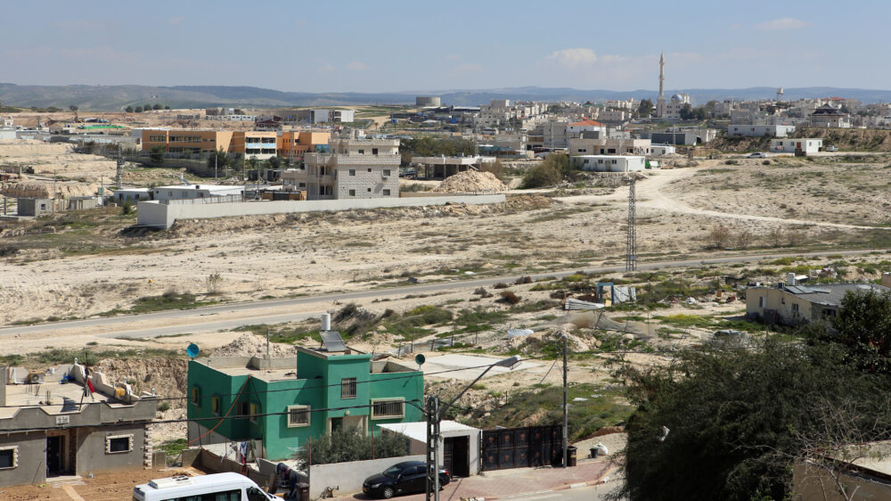 Die Regierung will Beduinen aus nicht anerkannten Ortschaften dazu bewegen, unter anderem in das Dorf Hura umzuziehen