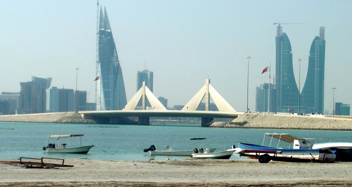 Die Skyline der bahrainischen Hauptstadt Manama