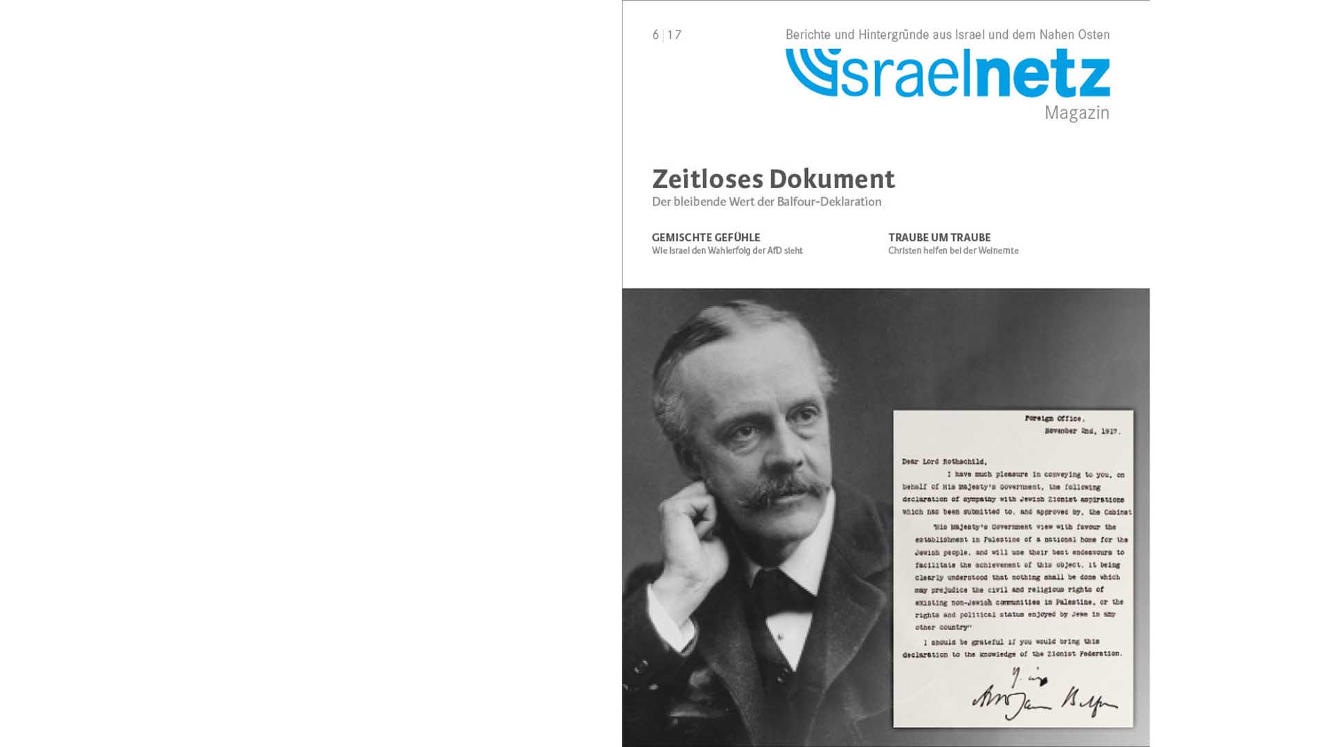 Diesen Artikel finden Sie auch in der Ausgabe 6/2017 des Israelnetz Magazins. Sie können die Zeitschrift kostenlos und unverbindlich bestellen unter der Telefonnummer 06441/915152, via E-Mail an info@israelnetz.com oder online.