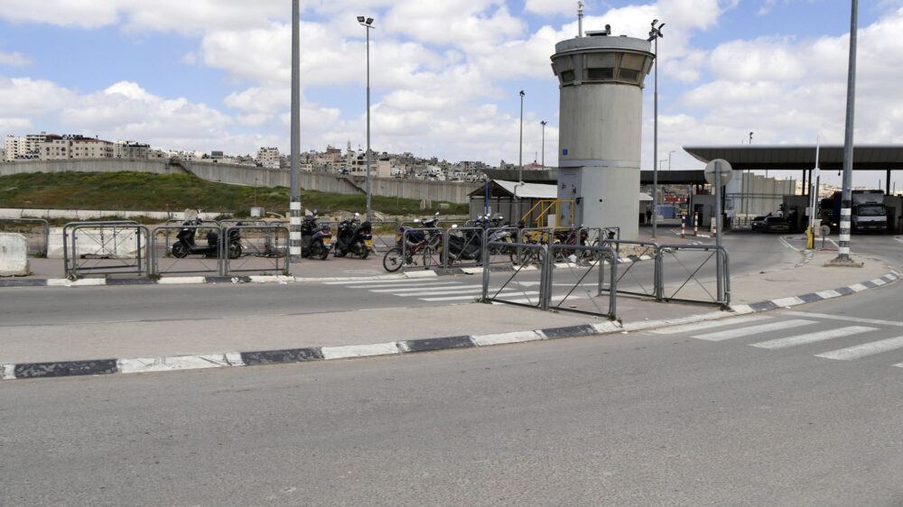 Mehr Ausreisen 2017: Der Kalandia-Checkpoint im Westjordanland (Archivbild)