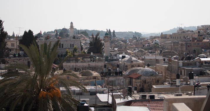 In der Jerusalemer Altstadt ist es am Sonntag zu einem Terrorangriff gekommen