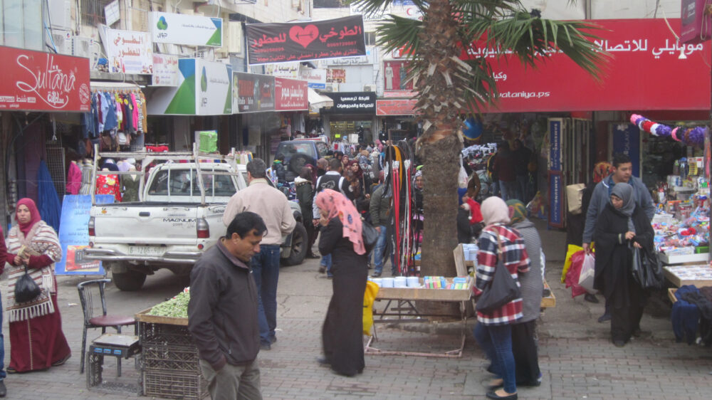 Im Westjordanland liegt die Arbeitslosenquote laut des palästinensischen Statistikbüros bei 13,2 Prozent