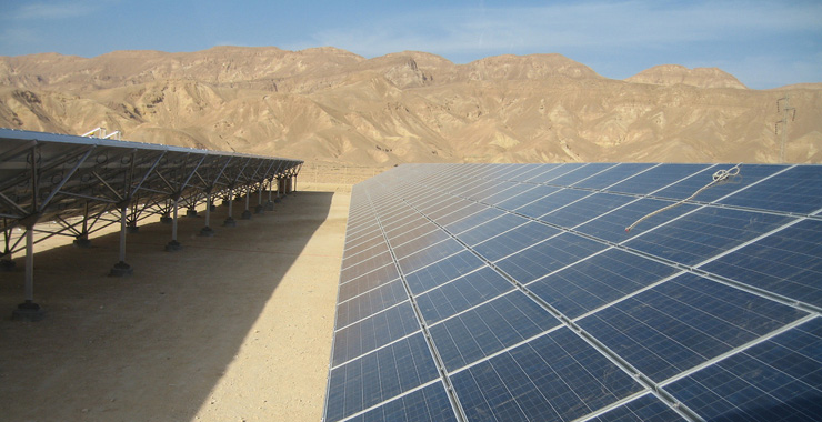 Im Süden Israels soll ein Solarpark für den Gazastreifen entstehen