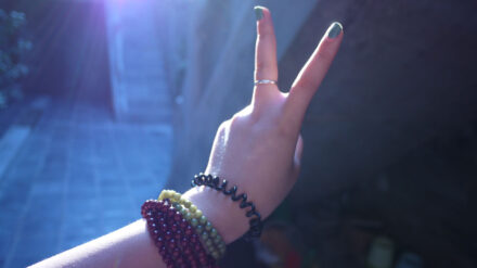 Das „Peace-Zeichen“: Eine Umfrage hat ergeben, dass die Bürger Israels skeptisch sind, ob Friedensverhandlungen Erfolg bringen werden