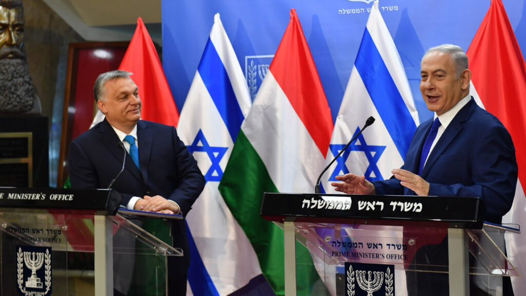 Jerusalem: Der ungarische Premierminister Viktor Orbán (l.) und sein israelischer Amtskollege Benjamin Netanjahu