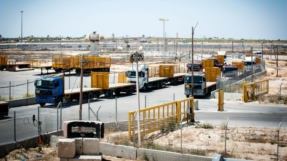 Der Grenzübergang Kerem Schalom zum Gazastreifen (Archivbild)
