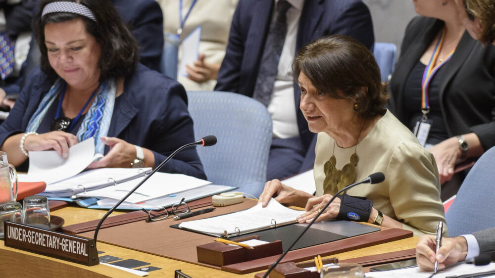 Fordert Hilfe für den Gazastreifen: Untergeneralsekretärin DiCarlo