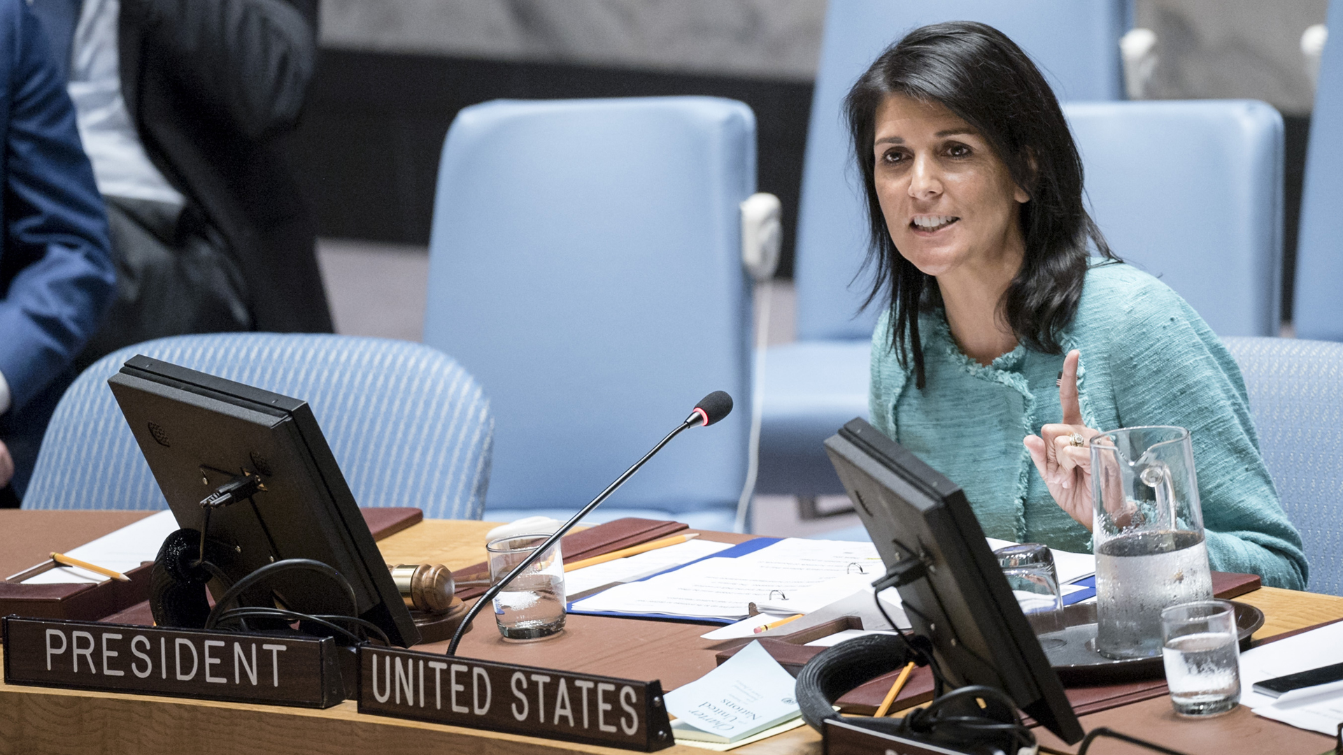 Steht an der Seite Israels: UN-Botschafterin Nikki Haley