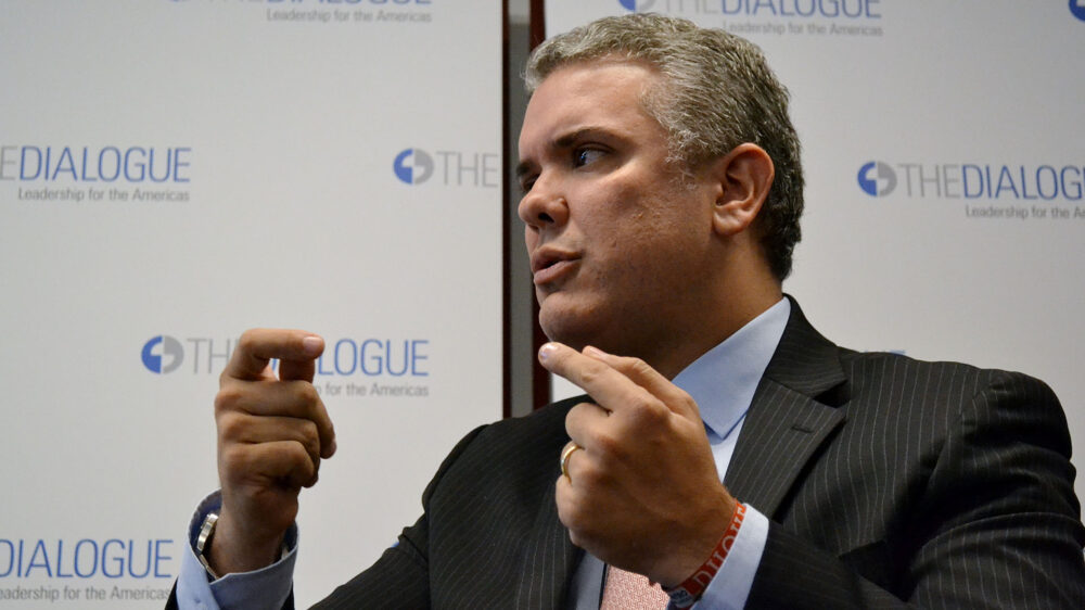 Muss mit der Entscheidung seines Vorgängers leben: der kolumbianische Präsident Duque