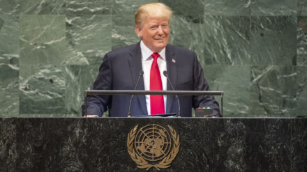 Fordert zur Isolierung des Iran auf: US-Präsident Donald Trump
