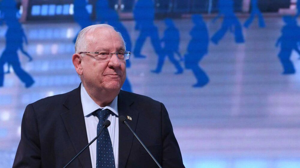 Der israelische Staatspräsident Rivlin hat die neuen Botschafter Ägyptens und Jordaniens empfangen (Archivbild)