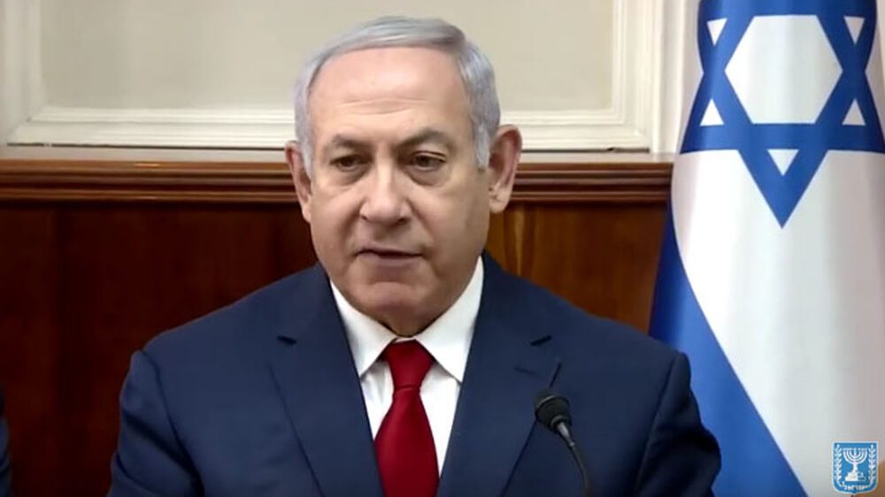 Kein Gedanke an Neuwahlen: Netanjahu am Sonntagmorgen in der Kabinettssitzung