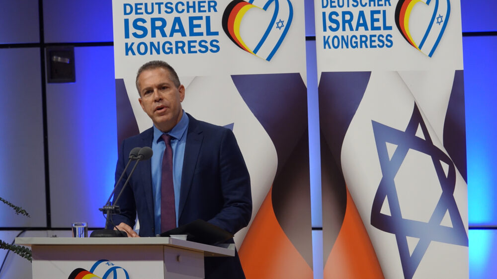 Der israelische Minister für strategische Angelegenheiten, Erdan, wünscht sich von der deutschen Regierung noch mehr Konsequenz gegenüber der BDS-Boykottbewegung