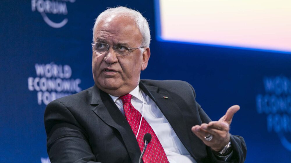 Freut sich über „Solidarität“ aus Chile und Irland: PLO-Generalsekretär Erekat