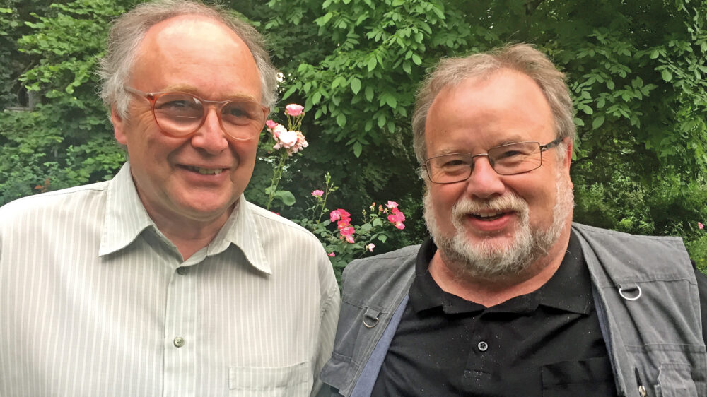 Daniel Gaede (links) war Pädagogischer Leiter der Gedenkstätte Buchenwald. Thomas Höke ist Ausbildungsleiter der „Initiative Jugend und Berufsbildung“ in Gießen.