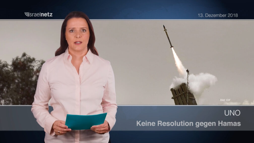 Baby nach Anschlag gestorben, keine UN-Resolution gegen Hamas – das und mehr bei Israelnetz TV!