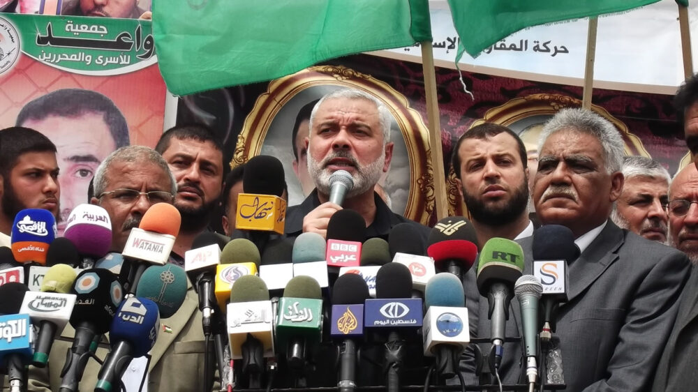 Erfreut sich steigender Zustimmungswerte: Hamas-Chef Hanije