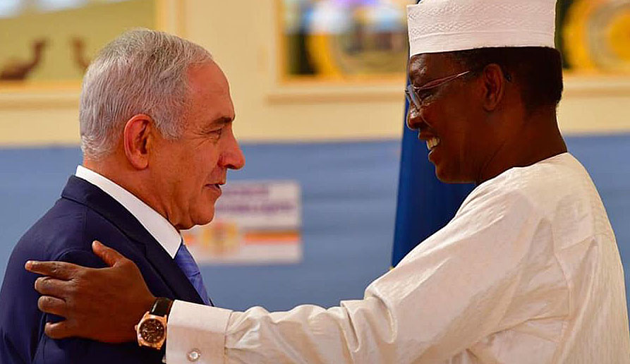Sind sich einig über die Wiederaufnahme der Beziehungen: Netanjahu und Déby