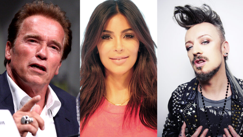 Zu den prominenten Israelfreunden zählen der ehemalige kalifornische Gouverneur Arnold Schwarzenegger, der Reality-Soap-Star Kim Kardashian und der Musiker Boy George