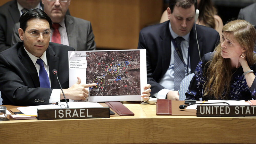 Der israelische Botschafter Danon hat Beschwerde beim UN-Sicherheitsrat eingereicht (Archivbild)