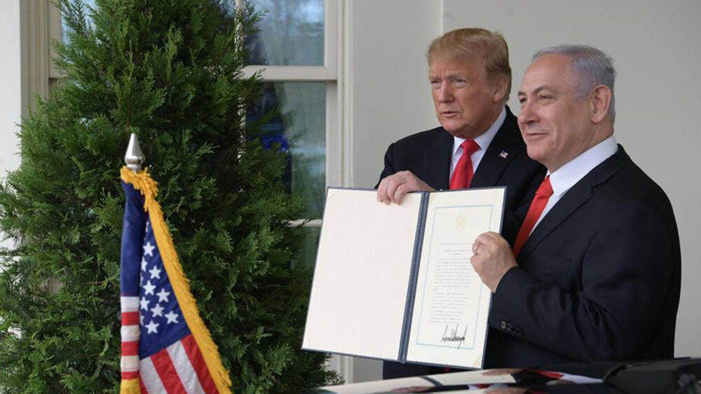 Netanjahu ist hoch erfreut über die Entscheidung Trumps zum Golan
