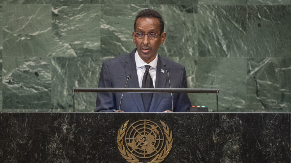 Der somalische Außenminister Ahmed Isse Awad ist nicht angetan vom Abstimmungsverhalten seiner Botschafterin (Archivbild)