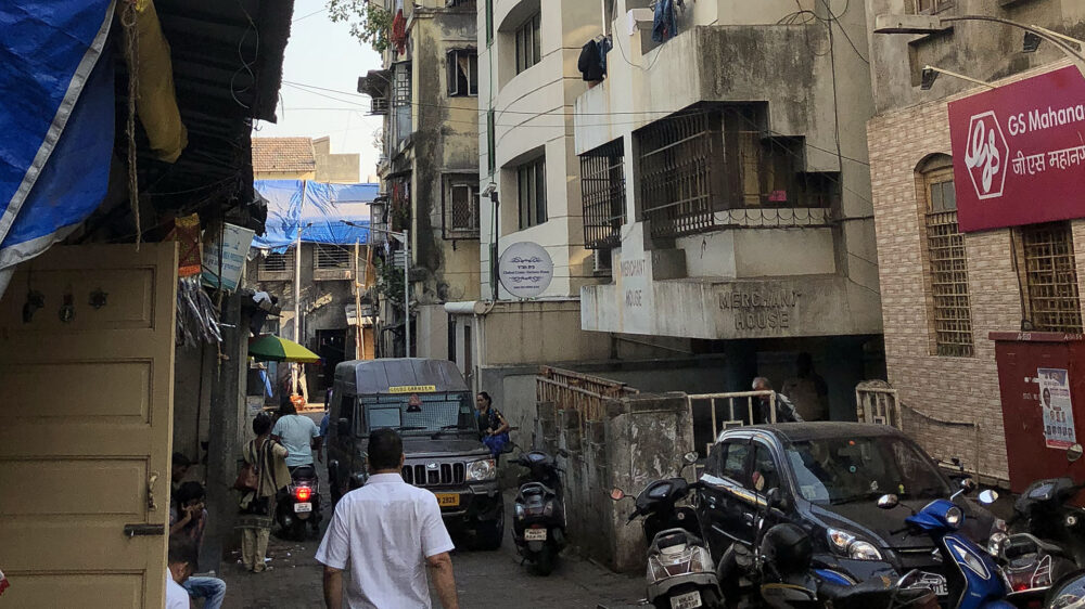 Das Chabad-Zentrum in Mumbai war 2008 Ziel pakistanischer Terroristen (höchstes Gebäude rechts)