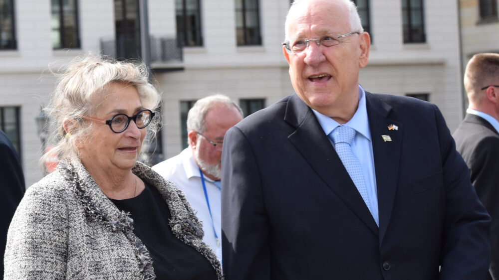 Nechama und Reuven Rivlin beim Staatsbesuch 2015 in Berlin