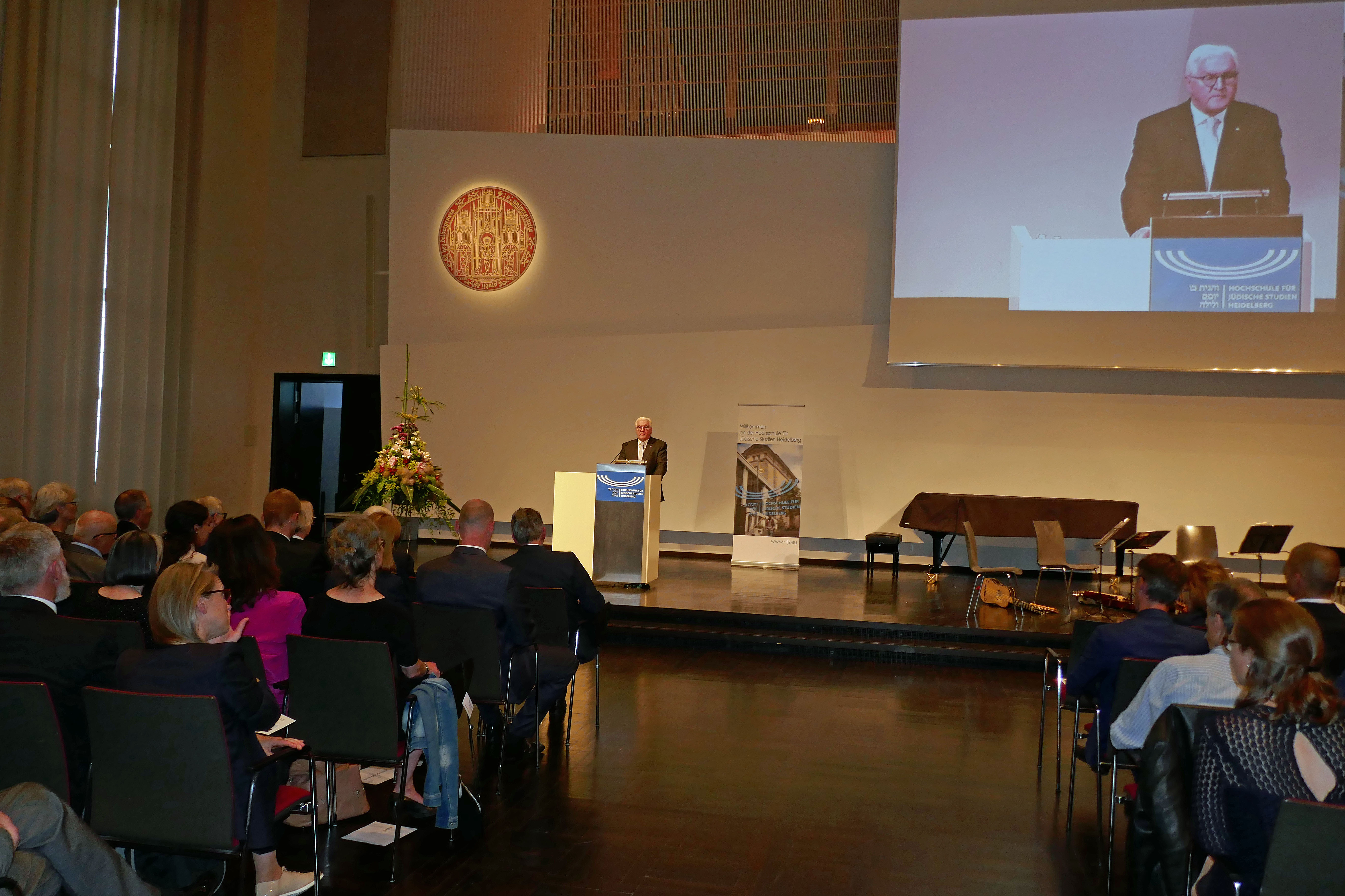 Steinmeier lobt den Beitrag der Hochschule für Jüdische Studien zum Dialog – der allerdings auch Grenzen habe