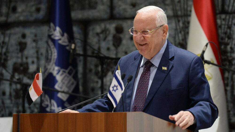 Würde gerne mal einen Staatsbesuch in Ägypten machen: der israelische Präsident Rivlin