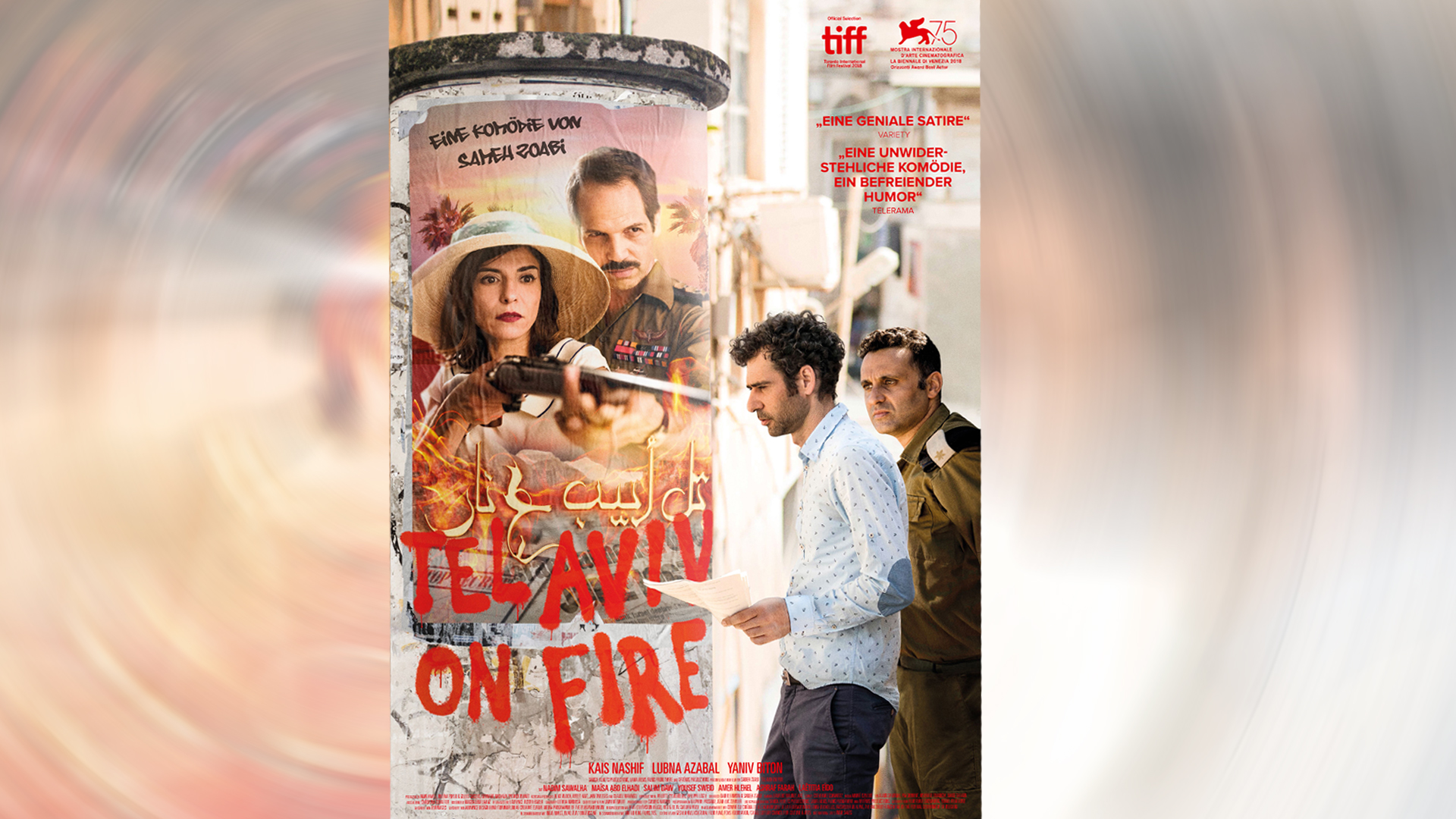 Das Filmposter von „Tel Aviv on Fire“