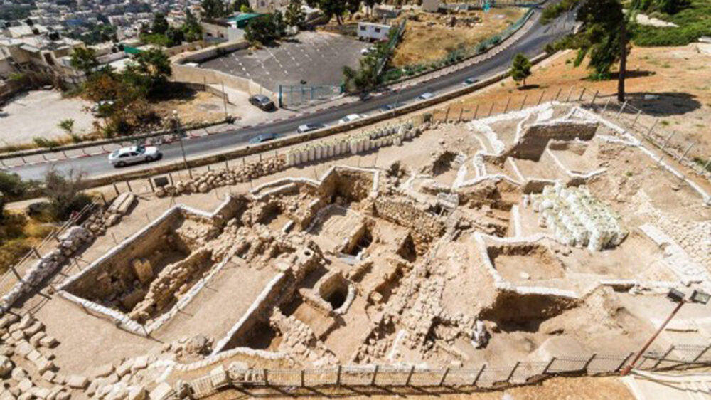 Eine der Ausgrabungen der Universität North Carolina auf dem Zionsberg in Jerusalem