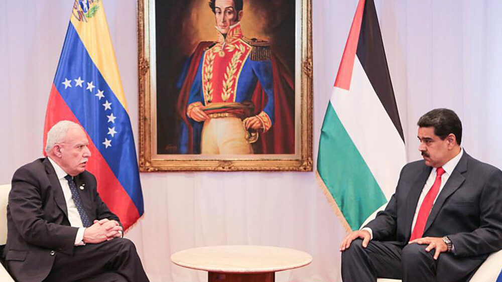 Maduro (r.) versicherte Al-Maliki die Unterstützung Venezuelas