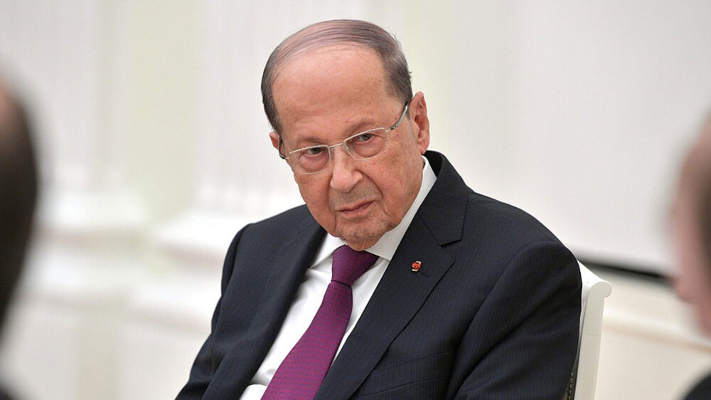 Der libanesische Präsident Aun sieht die Souveränität seines Landes in Gefahr (Archivbild)