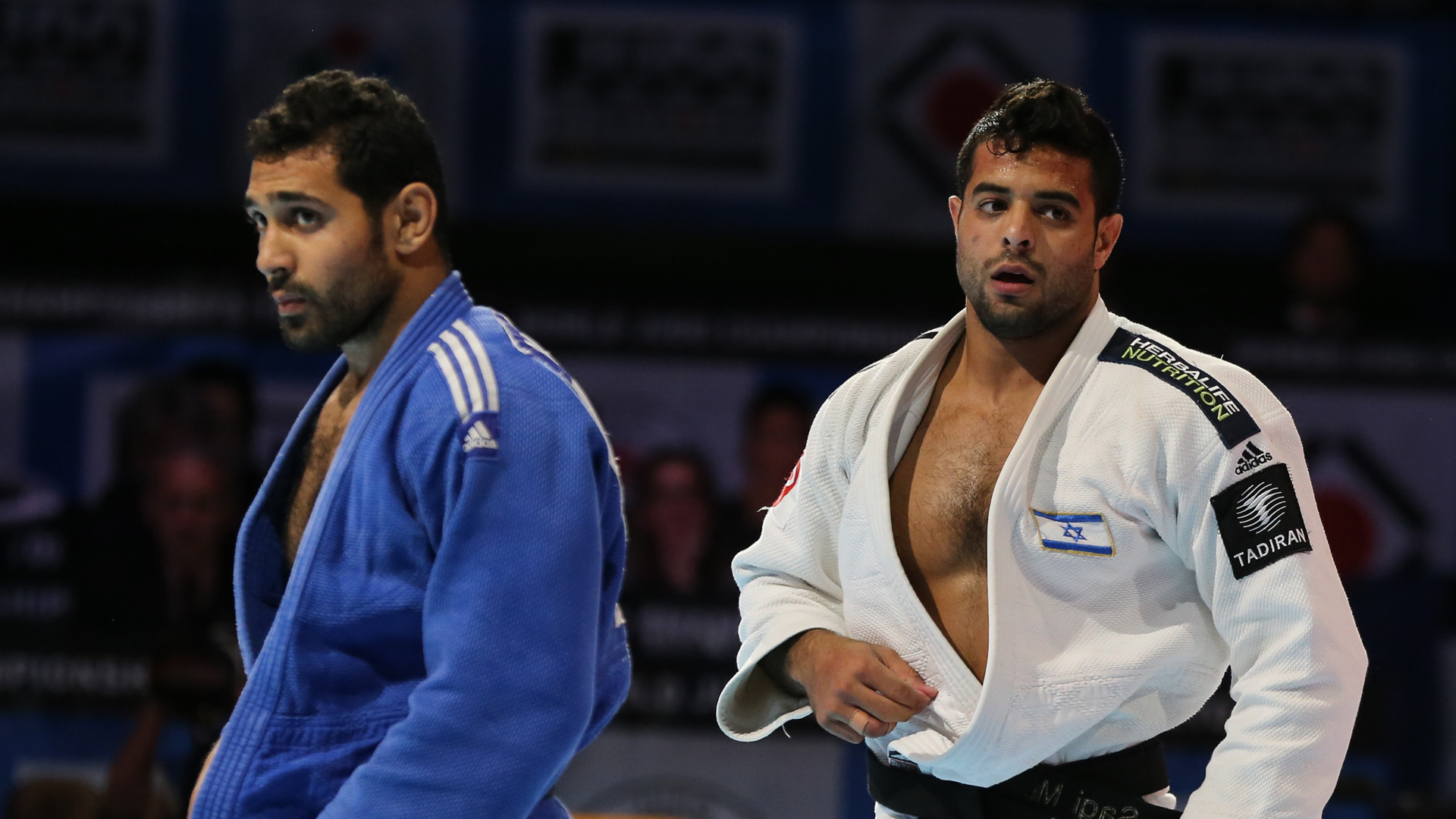 Der Ägypter Mohamed Abdelaal (l.) verweigerte seinem israelischen Gegner im Halbfinale den Handschlag