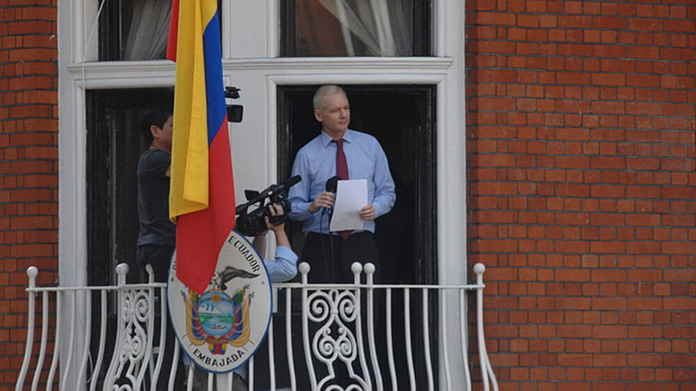 Der Sprecher der Enthüllungsplattform „WikiLeaks“, Julian Assange, ist auch von dem Datenleck betroffen