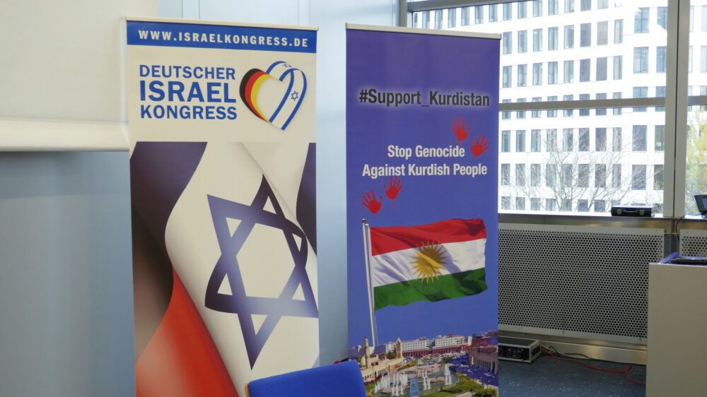 Solidarität mit Kurden auf dem 5. Deutschen Israelkongress (Archivfoto)