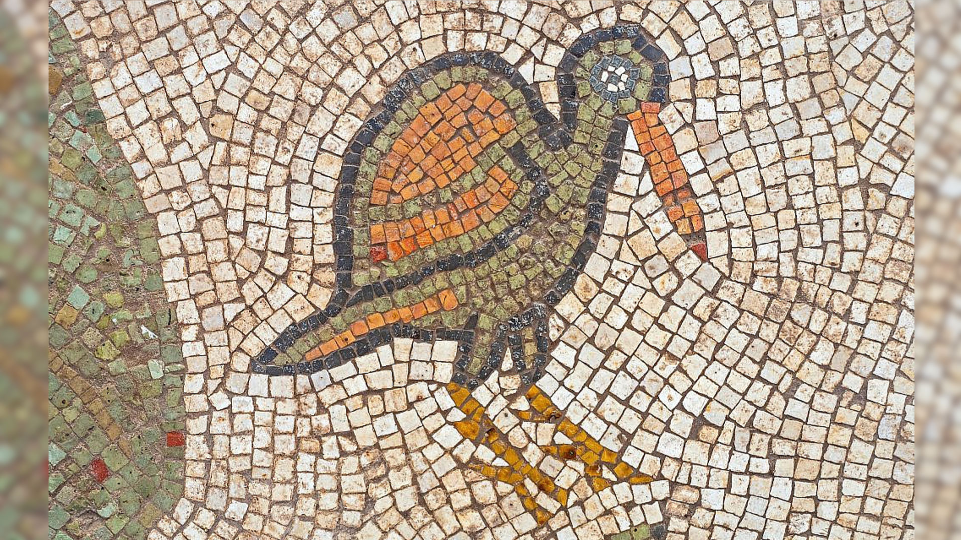 Auch dieses Mosaik ist Teil des Kirchenbodens