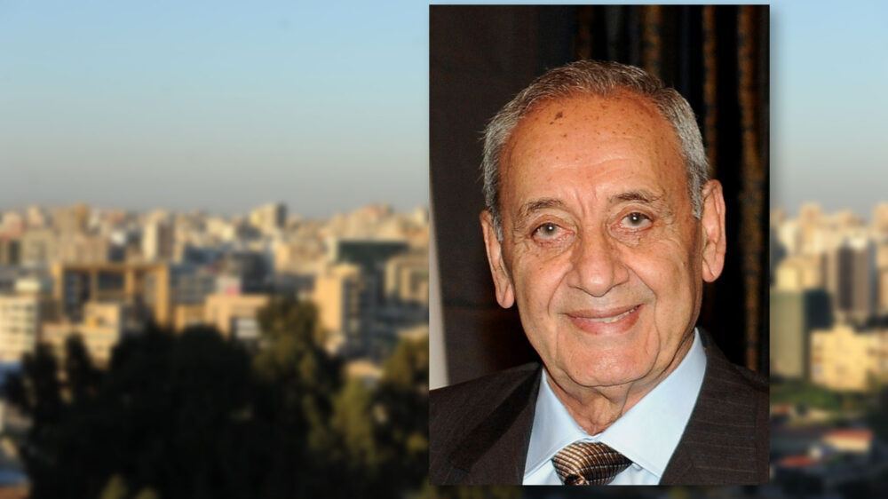 Ist besorgt wegen der Lage im Libanon: Parlamentssprecher Berri