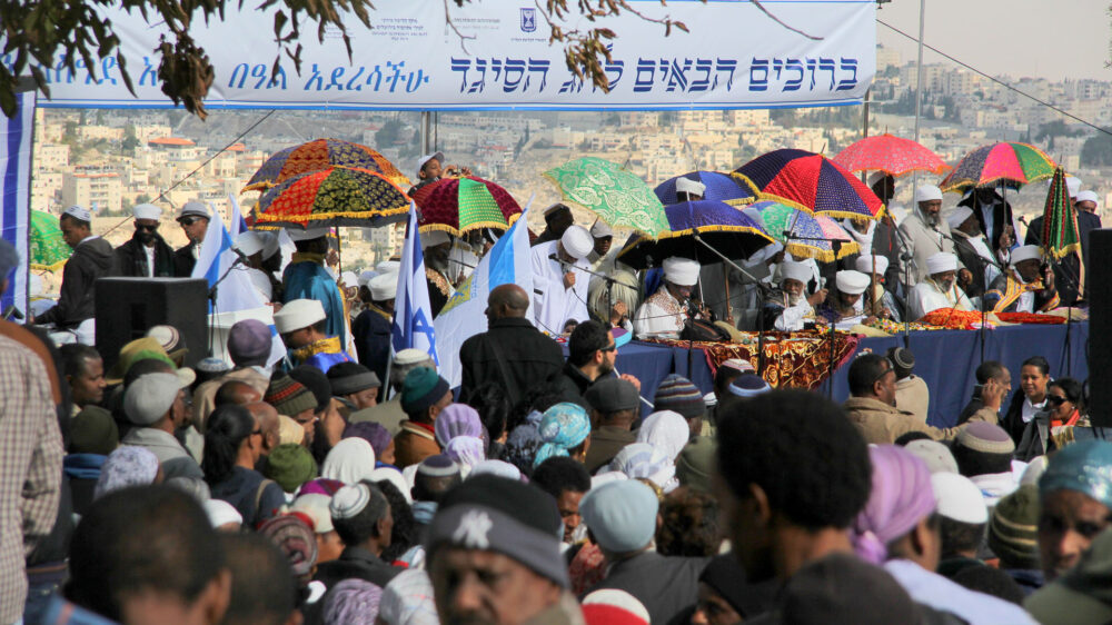 Auch in Jerusalem wird das Sigd-Fest mittlerweile groß gefeiert