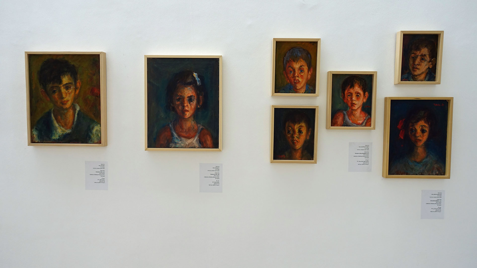 Die Kinderporträts von Atar sind maßgeblich durch Soutine geprägt