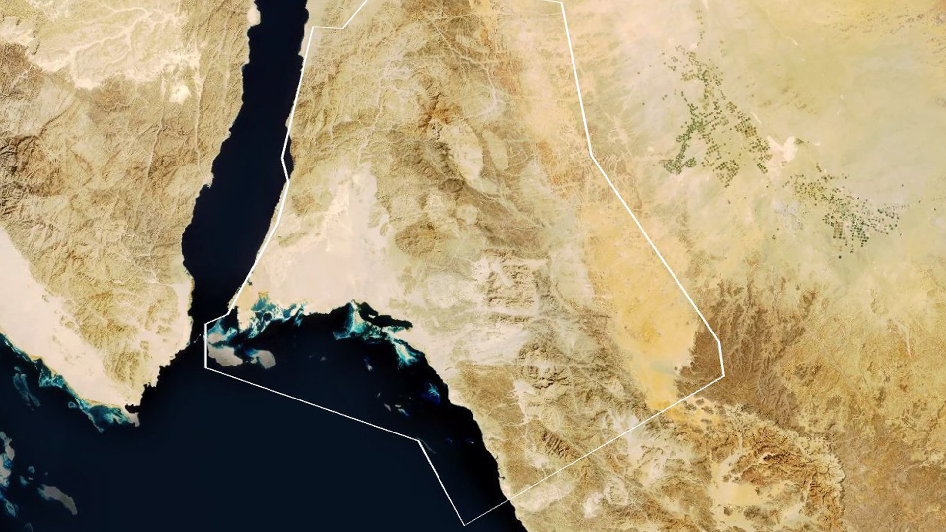 Neom, am Roten Meer, liegt an einer strategisch wichtigen maritimen Handelsroute