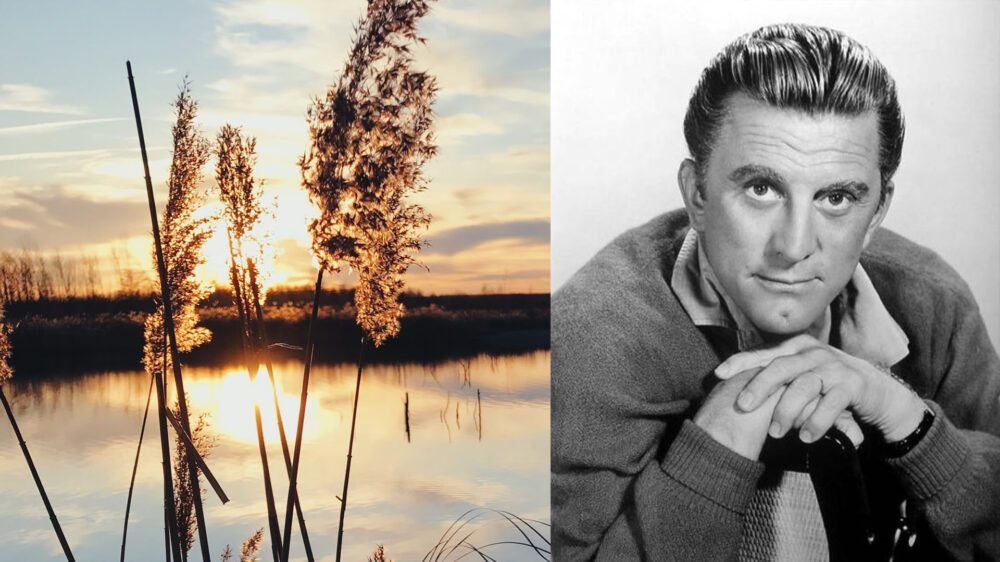 Der jetzt verstorbene Schauspieler Kirk Douglas im Jahr 1963