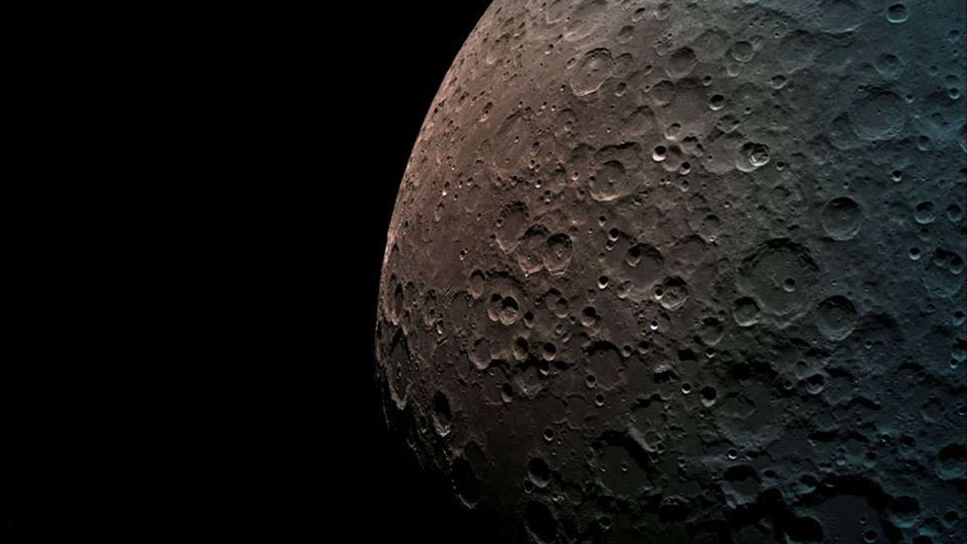 Ein Foto, das „BeReschit“ beim Anflug auf den Mond gemacht hat