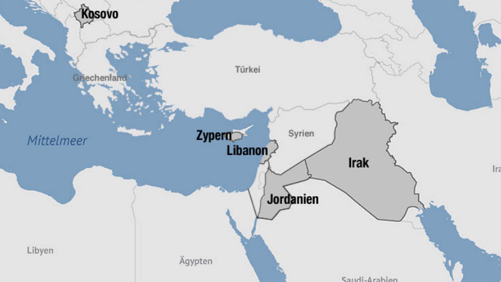 Die korrigierte Karte des MAD: Israel ist wieder Israel – ohne Westjordanland, dafür mit Gazastreifen