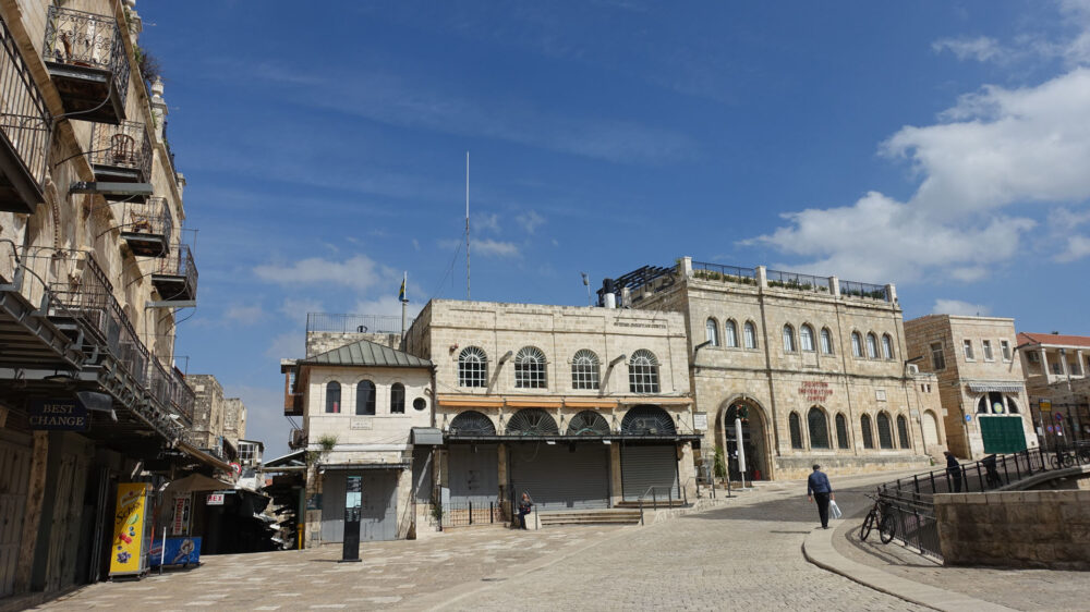 Leere Jerusalemer Altstadt: Mit den steigenden Infektionszahlen wird eine erneute Stilllegung wie im April wahrscheinlich